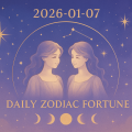 2026-01-07の12星座占い - 双子座が1位