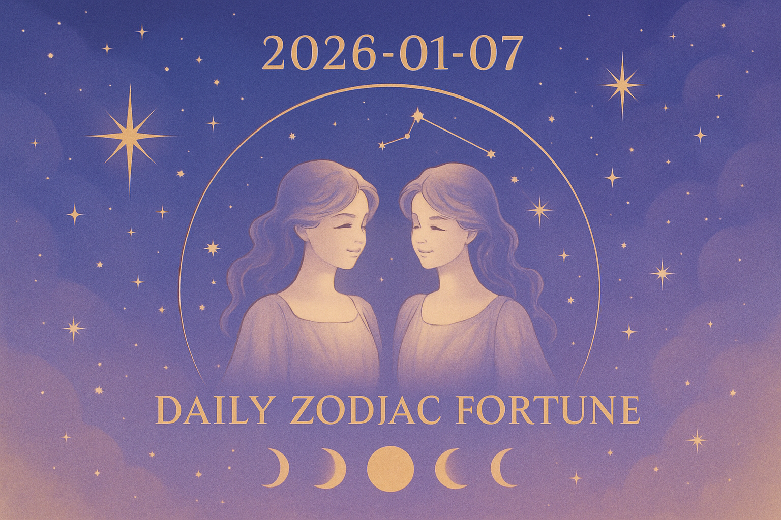 2026年1月7日の12星座占い｜双子座が1位！運勢ランキング発表