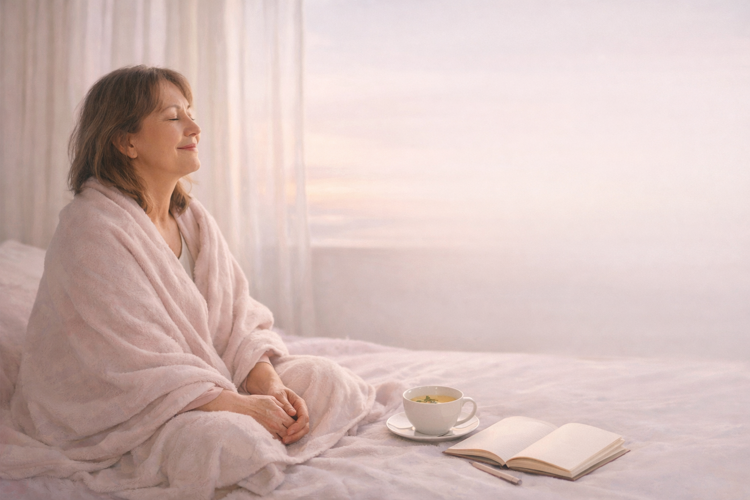 更年期の不安で夜に眠れないときに、そっと寄り添うガイド