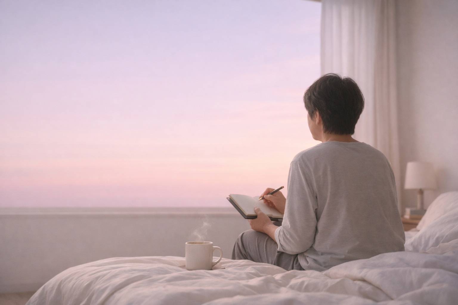 夜に不安で眠れない40代へ：静かな夜ほど心が騒ぐ理由