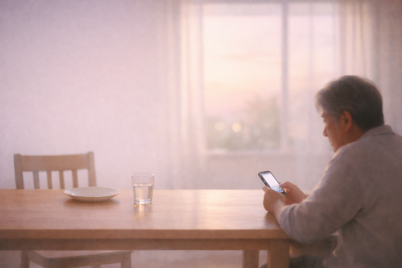 50代、夫婦の会話がないと気づいた夜の食卓の静けさ